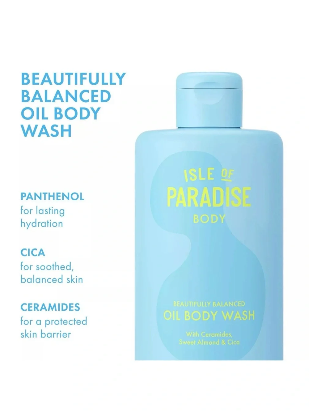 Isle of Paradise Body Beautifully Balanced Oil Body Wash 9.46oz